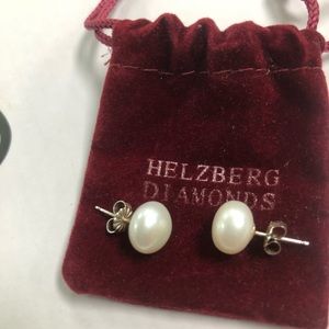 Genuine pearl earrings